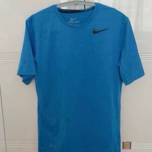Nike Men's Short Sleeve Blue Tee